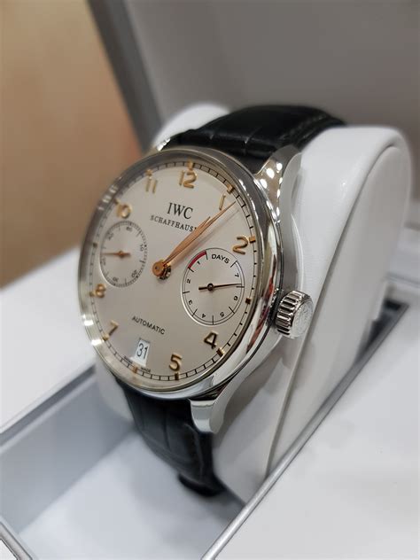 iwc portuguese 7 days zf|pre owned IWC portuguese chronograph.